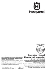 Husqvarna 967953802-00 Operator's Manual
