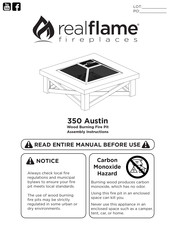 RealFlame Austin 350 Assembly Instructions Manual