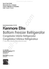 Sears Kenmore Elite 795.7105 Series Use & Care Manual