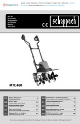 Scheppach MTE460 Instruction Manual