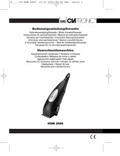 Clatronic HSM 2686 Instruction Manual