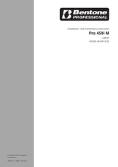Bentone SKP15 Installation And Maintenance  Instruction