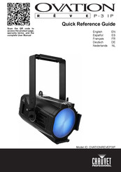 Chauvet Professional OVATION REVE P-3 IP Quick Reference Manual