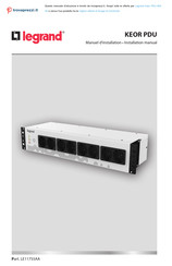 LEGRAND PDU 800 VA Installation Manual