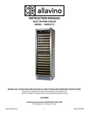 Allavino AWR157-2 Instruction Manual