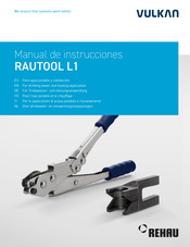 Rehau VULKAN RAUTOOL L1 Manual