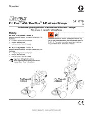 Graco magnum pro plus a30 Operation Instructions Manual