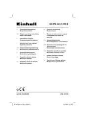 EINHELL GC-PM 46/4 S Original Operating Instructions