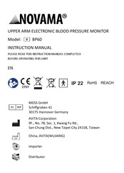 Avita NOVAMA BP60 Instruction Manual