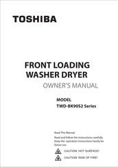 Toshiba TWD-BK90S2 Series Owner's Manual