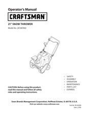 Craftsman 31AS2S5D799 Operator's Manual