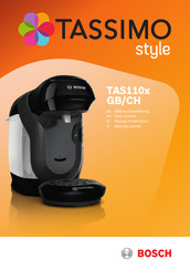 Bosch TASSIMO style TAS1104GB User Manual