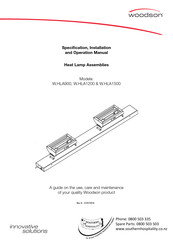 Woodson W.HLA1500 Specification, Installation And Operation Manual