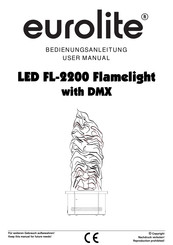 EuroLite LED FL-2200 Flamelight with DMX User Manual