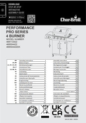 Char-Broil PRO 468172422 Assembly Instructions Manual