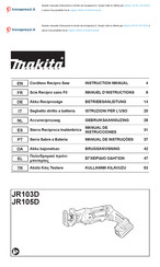 Makita JR105D Instruction Manual