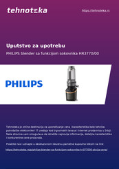 Philips HR3770/00 User Manual