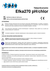 Tebas Efka270 Installation And Maintenance Instructions Manual