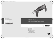Bosch Professional GBH 2-26 E Instructions Manual