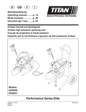 Titan Performance 650e Series Operating Manual