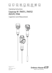 Endress+Hauser Liquicap M FMI52 Operating Instructions Manual