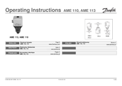 Danfoss AME 113 Operating Instructions Manual