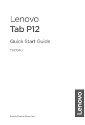 Lenovo Tab P12 Quick Start Manual