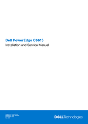 Dell PowerEdge C6615 Installation And Service Manual