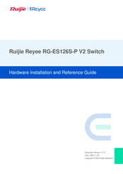 Ruijie RG-ES126S-P Hardware  Installation And Reference Manual