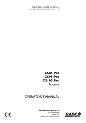 CAS CS95 Pro Operator's Manual