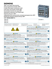 Siemens 3NP1144 Series Operating Instructions Manual