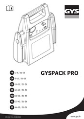Gys GYSPACK PRO Manual