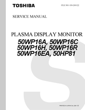 Toshiba 50HP81 Service Manual