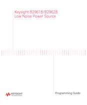 Keysight Technologies B2961B Programming Manual