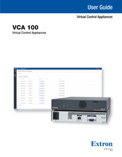 Extron electronics VCA 100 User Manual