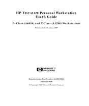 HP VISUALIZE A6034 User Manual