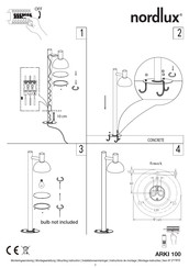 nordlux ARKI 100 Mounting Instruction