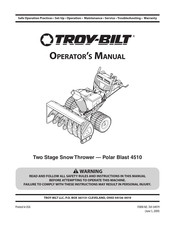 Troy-Bilt 31AH9777766 Operator's Manual