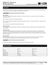 I-CON COBALT Pro 101822 Quick Start Manual