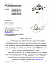 Flavor Burst Base-2S Series Operation Manual Supplement