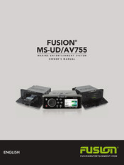 Fusion MS-UD755 Owner's Manual