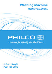 Philco PLDI 138 CQTL Owner's Manual