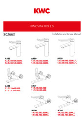 KWC VITA PRO 2.0 A225 11.522.203.000 Installation And Service Manual