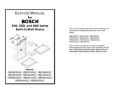 Bosch HBN34 0UC Series Service Manual