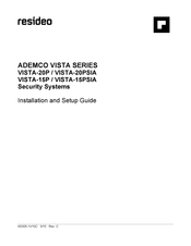 resideo VISTA-20PSIA Installation And Setup Manual