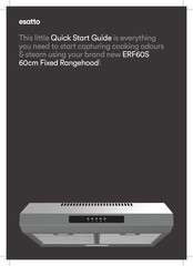 Esatto ERF60S Quick Start Manual