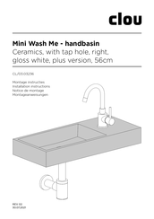 Clou Mini Wash Me CL/03.03236 Installation Instructions Manual