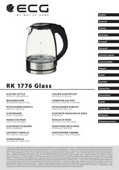 Ecg RK 1776 Glass Instruction Manual