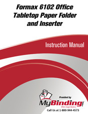 MyBinding Formax 6102 Instruction Manual