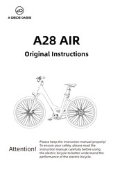 A DECE OASIS A28 AIR Original Instructions Manual